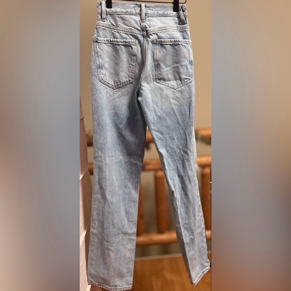 PacSun Light Blue Distressed Dad Jeans 23 - Picture 3 of 5